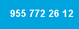 955 772 26 12
